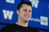 MIKE DEAL / WINNIPEG FREE PRESS
Zach Collaros talks to the media Tuesday morning after the Winnipeg Blue Bombers signed him to two-year extension.
