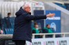 Sampdoria coach Claudio Ranieri gives instructions during the Serie A soccer match between Atalanta and Sampdoria at the Gewiss Stadium in Bergamo, Italy, Saturday, Oct. 24, 2020. (Stefano Nicoli/LaPresse via AP)
