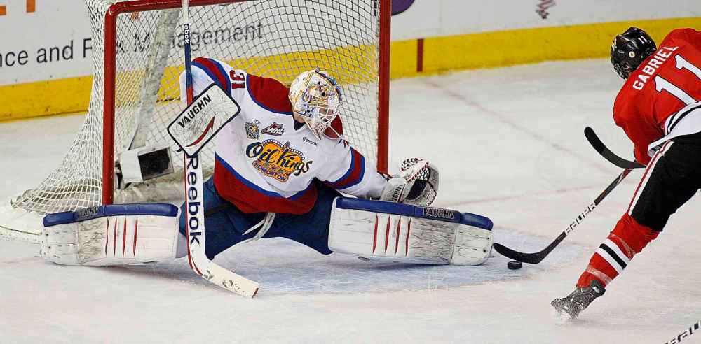 Greg Southam / Edmonton Journal
Brossoit during his time with the Western Hockey League's Edmonton Oil Kings in 2012.