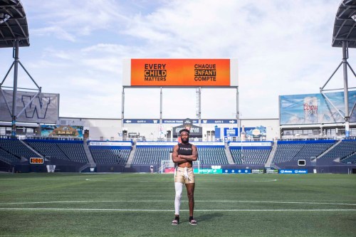 MIKAELA MACKENZIE / WINNIPEG FREE PRESS



Bombers player Brandon Alexander poses for a portrait at IG Field in Winnipeg on Wednesday, Sept. 29, 2021. For Jeff story.

Winnipeg Free Press 2021.