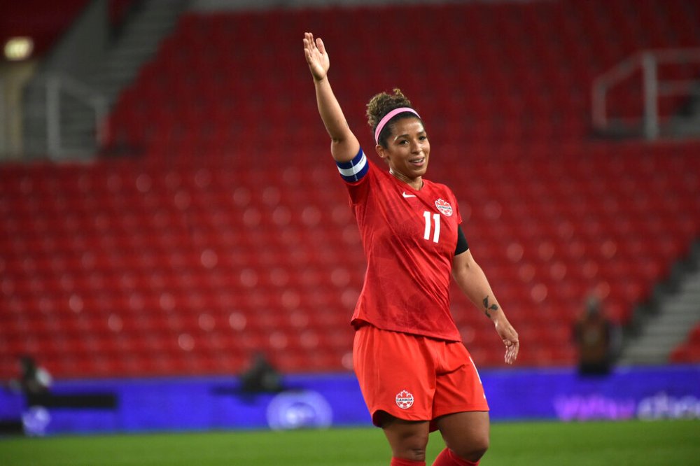 AP
Desiree Scott has spent 11 years on Canada's national team. (Rui Vieira / The Associated Press files)