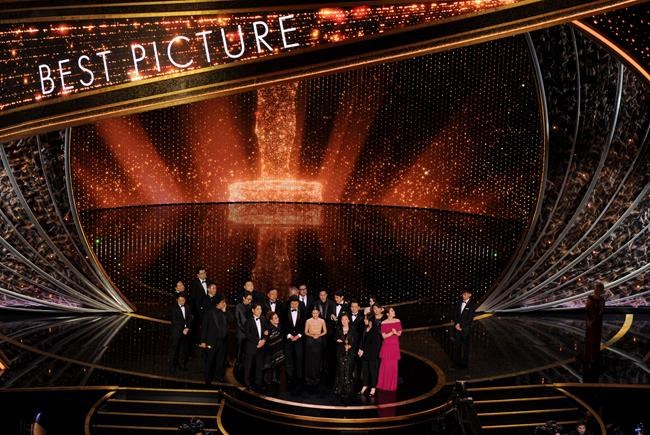 The cast and crew of