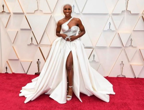 Cynthia Erivo arrives at the Oscars on Sunday, Feb. 9, 2020, at the Dolby Theatre in Los Angeles. (Photo by Richard Shotwell/Invision/AP)