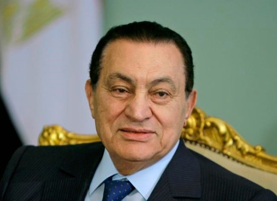 Amr Nabil / The Associated Press FilesFILE - In this April 2, 2008 file photo, Egyptian President Hosni Mubarak looks attends a meeting at the Presidential palace, in Cairo, Egypt. Egypt state TV said Tuesday, Feb. 25, 2020. that the country's former President Hosni Mubarak, ousted in the 2011 uprising, has died at 91. (AP Photo/Amr Nabil, File)