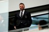 David Beckham looks on from the stands before an MLS soccer match between Los Angeles FC and Inter Miami CF Sunday, March 1, 2020, in Los Angeles. (AP Photo/Marcio Jose Sanchez)