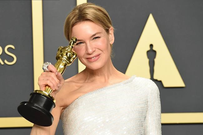 Renee Zellweger, winner of the award for best performance by an actress in a leading role for