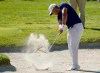 Brooks Koepka hits from a fairway bunker on the seventh hole during the second round of the Genesis Invitational golf tournament at Riviera Country Club, Friday, Feb. 14, 2020, in the Pacific Palisades area of Los Angeles. (AP Photo/Ryan Kang)