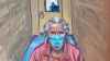 Canadian fashion designer Peter Nygard makes a brief appearance via video feed in connection with multiple sexual assault charges in a courtroom in Toronto in this courtroom sketch from Nov. 12, 2021. (Jane Rosenberg/Reuters)