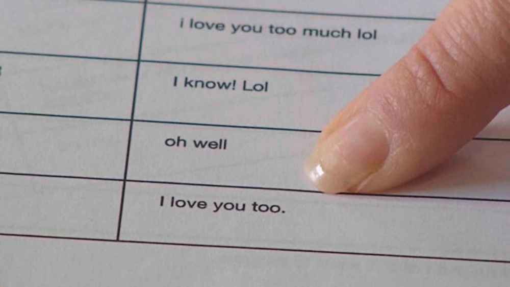 An 80-page transcript shows text exchanges between a now 18-year-old, who CBC is calling Olivia Wilson, and her music teacher, while she was still a minor and a student in the Winnipeg School Division. (Jaison Empson/CBC)