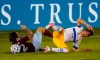 San Jose Earthquakes midfielder Carlos Fierro, right, collides with Colorado Rapids midfielder Braian Galvan during the first half of an MLS soccer match, Wednesday, Sept. 23, 2020, in Commerce City, Colo. (AP Photo/David Zalubowski)