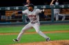 Houston Astros starting pitcher Framber Valdez works against the Colorado Rockies during the fifth inning of a baseball game Wednesday, Aug. 19, 2020, in Denver. (AP Photo/David Zalubowski)