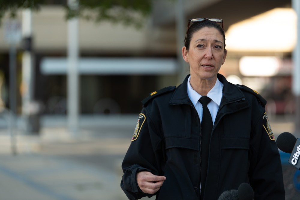 JESSE BOILY  / WINNIPEG FREE PRESS
Winnipeg Police School Resource Officers Program Inspector Bonnie Emerson.