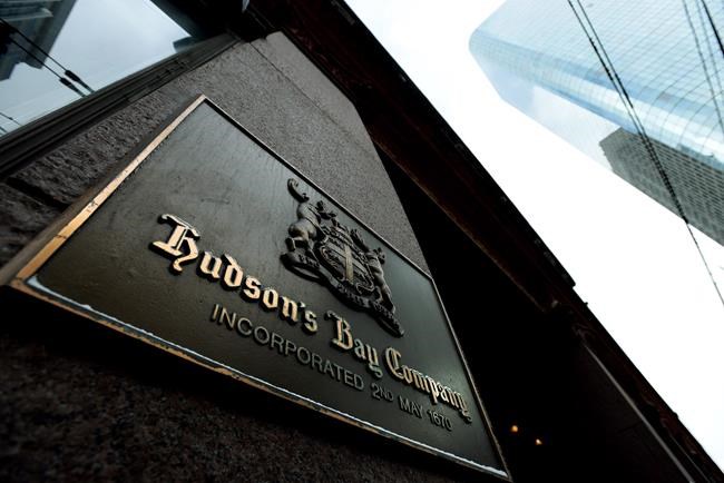 The flagship Hudson Bay Company store is pictured in Toronto on January 27, 2014. Shares in Hudson's Bay Co. jumped nearly 10 per cent in early trading after a weekend deal put a months-long battle for the company to rest. THE CANADIAN PRESS/Nathan Denette