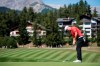 Richard T. Lee, of Canada, plays the ball during the third round of the Omega European Masters Golf Tournament in Crans-Montana, Switzerland, Saturday, Sept. 3, 2016. THE CANADIAN PRESS/AP-Keystone, Jean-Christophe Bott