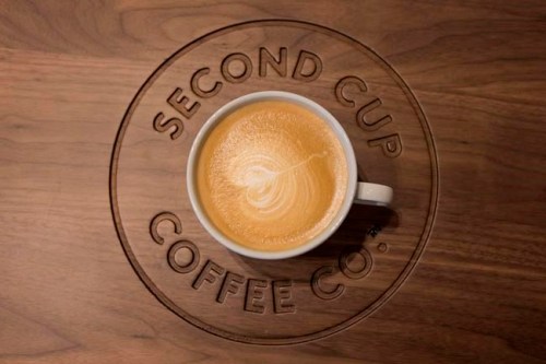 A detail shot of a flat white coffee at a Second Cup Coffee outlet in Toronto on Thursday, December 4, 2014. The Second Cup Ltd. says it has agreed to buy Ottawa-base Bridgehead Coffee in a $9.5 million deal. THE CANADIAN PRESS/Chris Young