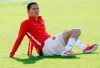 Canada's Christine Sinclair warms up before a CONCACAF women's Olympic qualifying soccer match against Jamaica, Saturday, Feb. 1, 2020, in Edinburg, Texas. Eighth-ranked Canada takes on No. 4 France in the inaugural Tournoi de France. For the Canadian women, the tournament is a chance to test themselves against top-10 opposition in the leadup to the Tokyo Olympics, with games against the third-ranked Netherlands and No. 9 Brazil to follow in Calais. THE CANADIAN PRESS/AP/Delcia Lopez