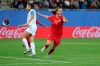 Canada's Jessie Fleming celebrates after scoring her side's opening goal during the Women's World Cup Group E soccer match between Canada and New Zealand in Grenoble, France, Saturday, June 15, 2019. Canadian international midfielder Fleming is one of four finalists for the 2020 Honda Sport Award for Soccer. THE CANADIAN PRESS/AP/Francisco Seco