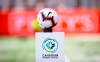 The game ball sits on a pedestal ahead of the inaugural soccer match of the Canadian Premier League between Forge FC of Hamilton and York 9 in Hamilton, Ont. Saturday, April 27, 2019. Atletico Ottawa fans will have to wait until May 16 to see their new Canadian Premier League team in action at home. The CPL announced Thursday its second season will open April 11 and end Oct. 3. Each club will play 28 games, 14 at home and 14 away, during a regular season that ends Oct. 3. THE CANADIAN PRESS/Aaron Lynett