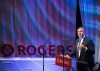 Rogers Communications CEO Joe Natale speaks to shareholders during the Rogers annual general meeting in Toronto on Friday, April 20, 2018. The CEO of Rogers Communications Inc. says that Canada's wireless industry has not fully matured and still needs 