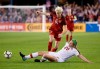 United States forward Megan Rapinoe (15) and Canada midfielder Maegan Kelly (20) battle for the ball during the first half of an international friendly women's soccer match, Sunday, Nov. 12, 2017, in San Jose, Calif. The Houston Dash added to their Canadian content Friday by signing free-agent midfielder Maegan Kelly. THE CANADIAN PRESS/AP-Eric Risberg