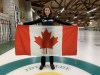 Curler Lauren Rajala, shown in a handout photo, was thrilled to get word last year that she'd be representing Canada at the 2020 Winter Youth Olympic Games. The butterflies really kicked in though when the Canadian Olympic Committee called to see if she'd like to serve as flag-bearer. THE CANADIAN PRESS/HO-Cheryl Rajala MANDATORY CREDIT