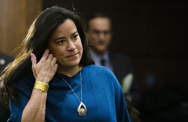 Jody Wilson-Raybould appears at the House of Commons Justice Committee on Parliament Hill in Ottawa on Wednesday, Feb. 27, 2019. Wilson-Raybould says the justice system did its work, the rule of law is being upheld and it is time for SNC-Lavalin to look to its future. THE CANADIAN PRESS/Sean Kilpatrick