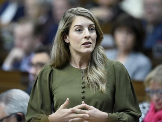 Minister of Tourism, Official Languages and La Francophonie Melanie Joly rises during Question Period in the House of Commons on Parliament Hill in Ottawa on Wednesday, June 5, 2019. The federal and Ontario governments have reached a deal on funding a new French-language university in Toronto. THE CANADIAN PRESS/Justin Tang