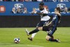 Montreal Impact midfielder Lassi Lappalainen deflects a kick from Vancouver Whitecaps Tosaint Ricketts during second half MLS action in Montreal on Wednesday, August 28, 2019. The Vancouver Whitecaps have signed forward Tosaint Ricketts to a contract extension through 2021. The 32-year-old his 12th professional season. THE CANADIAN PRESS/Paul Chiasson