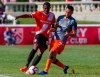 Malyk Hamilton (left) of Calvalry FC is shown during action against Hamilton Forge FC in a 2019 handout photo. Expansion Atletico Ottawa continued to build its Canadian Premier League roster Friday, adding Canadian attacker Malyk Hamilton. THE CANADIAN PRESS/HO-Canadian Premier League-Tony Lewis MANDATORY CREDIT