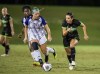 Canadian Evelyne Viens (right) of the South Florida Bulls is shown in action against the East Carolina Pirates during a semifinal game of the 2018 American Athletic Conference Women's Soccer Championship at Corbett Soccer Stadium in Tampa, FL on Friday, November 2, 2018. Viens went fifth overall to Sky Blue FC in Thursday's National Women's Soccer League draft.THE CANADIAN PRESS/HO-Travis Pendergrass/American Athletic Conference MANDATORY CREDIT