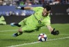 Toronto FC goalkeeper Quentin Westberg dives for the ball during the first half of the team's MLS soccer match against New York City FC, in New York, Wednesday, Sept. 11, 2019. Toronto FC is one of eight MLS teams taking part in the 2020 Leagues Cup, the second edition of the soccer tournament featuring teams from MLS and Mexico's Liga MX. THE CANADIAN PRESS/AP-Frank Franklin II