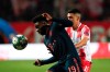Canada captain Christine Sinclair and Bayern Munich teenager Alphonso Davies are among the nominees for the 2019 Canada Soccer Player Awards. Bayern's Alphonso Davies, left, challenges for the ball with Red Star's Mateo Garcia during the Champions League group B soccer match between Red Star and FC Bayern Munich at the Rajko Mitic Stadium, in Belgrade, Serbia, Tuesday, Nov. 26, 2019. THE CANADIAN PRESS/AP-Darko Vojinovic