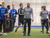 Montreal Impact head coach Thierry Henry, centre, conducts his first practice Tuesday, January 14, 2020 in Montreal. THE CANADIAN PRESS/Ryan Remiorz