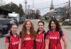 Members of Team Nunavut second Alison Griffin,left to right, lead Kaitlin MacDonald, third Sadie Pinksen and skip Lori Eddy are shown in this recent handout image provided by Eddy. THE CANADIAN PRESS/HO-Lori Eddy *MANDATORY CREDIT*
