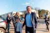 Conservative Party Leader Andrew Scheer leaves a voting station at Our Lady of Peace Parish on Election Day in Regina, Monday, Oct. 21, 2019. Suprise and sadness was some of the reaction heard in Andrew Scheer's Regina riding after his decision to resign as leader of the Conservative Party of Canada. THE CANADIAN PRESS/Michael Bell