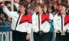Team Canada skip Sandra Schmirler waves to family in the crowd as third Jan Betker centre and second Joan McCusker, right, look on prior to the first draw of the Canadian women's curling championships in Regina, Saturday, Feb.22, 1998. Schmirler died 20 years ago Monday from cancer at age 36. Her legacy encompasses a gold standard every Canadian women's team strives to match in competition. THE CANADIAN PRESS/Chuck Stoody