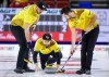 CP
Mike McEwen (centre) with Colton Lott (right) and second Derek Samagalski at the Brier earlier this month. The team will split up after a tournament in April. (Jeff McIntosh / The Canadian Press files)