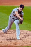 Detroit Tigers starting pitcher Casey Mize delivers during the first inning of a baseball game against the Chicago White Sox on Friday, Sept. 11, 2020, in Chicago. (AP Photo/Charles Rex Arbogast)