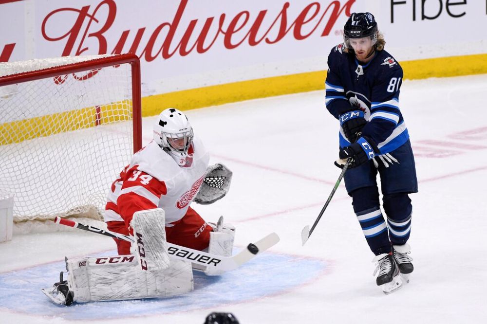 THE CANADIAN PRESS FILES/Fred Greenslade
In 2019, Comrie was picked up on waivers by the Detroit Red Wings and, as fate would have it, would play his first game for the team against the Winnipeg Jets.