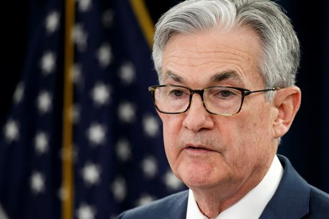 Federal Reserve Chair Jerome Powell speaks during a news conference, Tuesday, March 3, 2020, to discuss an announcement from the Federal Open Market Committee, in Washington. In a surprise move, the Federal Reserve cut its benchmark interest rate by a sizable half-percentage point in an effort to support the economy in the face of the spreading coronavirus. Chairman Jerome Powell noted that the coronavirus “poses evolving risks to economic activity.