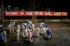 A sign hung by Marseille supporters aimed at Olympique de Marseille club president Jacques-Henri Eyraud reads 
