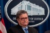 Attorney General William Barr speaks to reporters at the Justice Department in Washington, Monday, Jan. 13, 2020, to announce results of an investigation of the shootings at the Pensacola Naval Air Station in Florida. On Dec. 6, 2019, 21-year-old Saudi Air Force officer, 2nd Lt. Mohammed Alshamrani, opened fire at the naval base in Pensacola, killing three U.S. sailors and injuring eight other people. (AP Photo/J. Scott Applewhite)