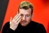 Leverkusen's goalkeeper Lukas Hradecky talks during an interview with the Associated Press at the BayArena in Leverkusen, Germany, Monday, Dec. 2, 2019. Bayer Leverkusen keeper Lukas Hradecky dislodged a contact lens while playing against the German champions Bayern on Saturday, but he still helped Leverkusen to a surprise win. (AP Photo/Martin Meissner)