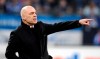 FILE - In this March 12, 2010 file photo, Stuttgart's head coach Christian Gross reacts during the German first division Bundesliga soccer match between FC Schalke 04 and VfB Stuttgart in Gelsenkirchen. Christian Gross returns to Schalke ten years later as new head coach of the struggling Bundesliga team. After David Wagner, Manuel Baum and interims coach Huub Stevens, the Swiss is the 4th head coach for Schalke this season. (AP Photo/Martin Meissner, File)