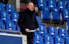FILE - In this Dec. 16, 2020 file photo, Schalke manager Jochen Schneider reacts on the tribune during the German Bundesliga soccer match between FC Schalke 04 and SC Freiburg at the Arena in Gelsenkirchen, Germany, Wednesday, Dec. 16, 2020. Tasmania Berlin fears it may lose its notoriety if Schalke finally takes away its record for the longest winless run in the Bundesliga. If Schalke doesn’t beat Hoffenheim at home on Saturday, it will tie Tasmania’s league record of going 31 consecutive games without a victory from the 1965-66 season. (AP Photo/Martin Meissner, File)