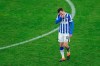 FILE - In this March 13, 2021 file photo, Hertha's Vladimir Darida leaves the field of play after receiving a red card during the German Bundesliga soccer match between Dortmund and Berlin Hertha, in Dortmund, Germany. Hertha Berlin has dropped where no one at the club imagined it could be at the beginning of the season – down to the Bundesliga’s relegation zone. (Friedemann Vogel/Pool via AP)