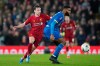 Liverpool's Liam Millar, left, and Shrewsbury Town's Ethan Ebanks-Landell during the English FA Cup Fourth Round replay soccer match between Liverpool and Shrewsbury Town at Anfield Stadium, Liverpool, England, Tuesday, Feb. 4, 2020. Canadian international Liam Millar made his first-team debut in February in a young Reds side against third-tier Shrewsbury Town in FA Cup play. THE CANADIAN PRESS/AP-Jon Super