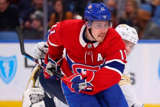 Montreal Canadiens forward Brendan Gallagher in 2020 (Jeffrey T. Barnes / The Canadian Press / The Associated Press files)