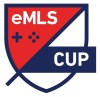 The eMLS Cup tournament logo is shown in this handout image. The Columbus Crew pro gamer Graham (Skamzz) Ellix survived four challengers Friday to win the 14-man Last Chance Qualifier Bracket and advance to main draw of the eMLS Cup. THE CANADIAN PRESS/HO-eMLS Cup *MANDATORY CREDIT *