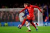 Bayern's Alphonso Davies, foreground, runs with the ball past Chelsea's Mason Mount during a first leg, round of 16, Champions League soccer match between Chelsea and Bayern Munich at Stamford Bridge stadium in London, England, Tuesday Feb. 25, 2020. Canadian international Davies has been voted Bayern Munich's player of the month for May. THE CANADIAN PRESS/AP-Kirsty Wigglesworth